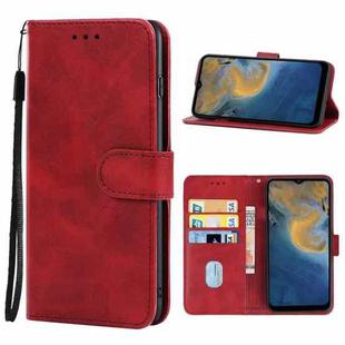 For ZTE Blade A72 4G / V40 Vita Leather Phone Case(Red)