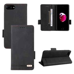 For iPhone SE 2022 / SE 2020 / 8 / 7 Magnetic Clasp Leather Phone Case(Black)