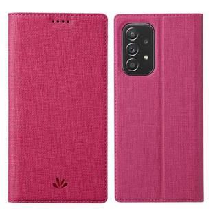 For Samsung Galaxy A53 ViLi DMX Series Shockproof Magnetic Attraction Phone Case(Rose Red)