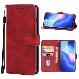 Leather Phone Case For OPPO Reno5 K(Red)