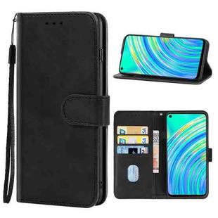 Leather Phone Case For OPPO Realme C17(Black)