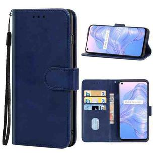 Leather Phone Case For OPPO Realme V5 5G(Blue)