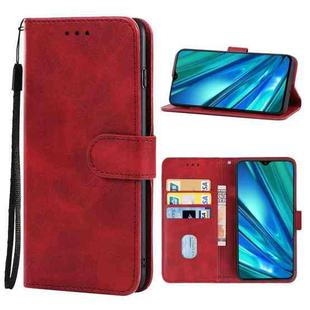 Leather Phone Case For OPPO Realme Q(Red)