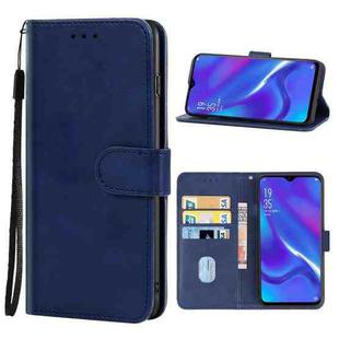 Leather Phone Case For OPPO AX7 Pro(Blue)