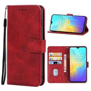 Leather Phone Case For OPPO Realme U1(Red)