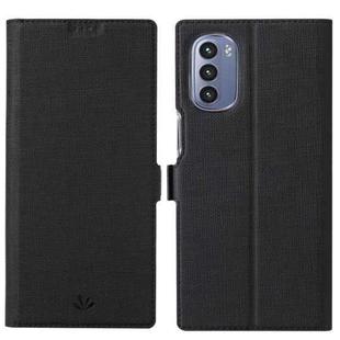 For Motorola Moto G Stylus 2022 ViLi K Series Magnetic Buckle Leather Phone Case(Black)