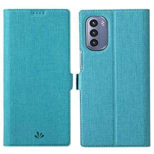 For Motorola Moto G Stylus 2022 ViLi K Series Magnetic Buckle Leather Phone Case(Blue)