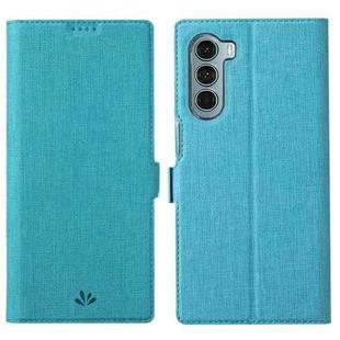 For Motorola Moto G200 5G ViLi K Series Magnetic Buckle Leather Phone Case(Blue)