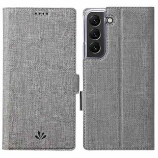 For Samsung Galaxy S22 5G ViLi K Series Magnetic Buckle Leather Phone Case(Grey)