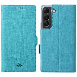 For Samsung Galaxy S22+ 5G ViLi K Series Magnetic Buckle Leather Phone Case(Blue)