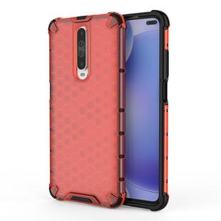 For Xiaomi Redmi K30 Shockproof Honeycomb PC + TPU Protective Case(Red)
