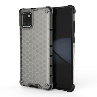 For Galaxy Note 10 Lite Shockproof Honeycomb PC + TPU Protective Case(Black)