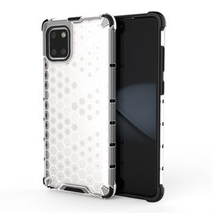 For Galaxy Note 10 Lite Shockproof Honeycomb PC + TPU Protective Case(White)