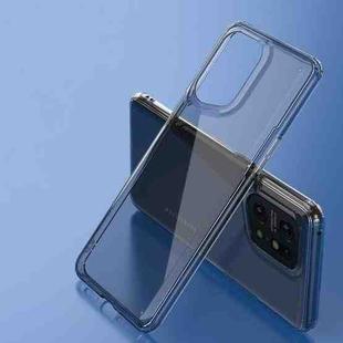 For OPPO Find X5 Pro Crystal PC + TPU Phone Case(Transparent Black)