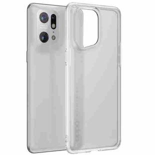 For OPPO Find X5 Pro Armor PC + TPU Shockproof Phone Case(Translucent)