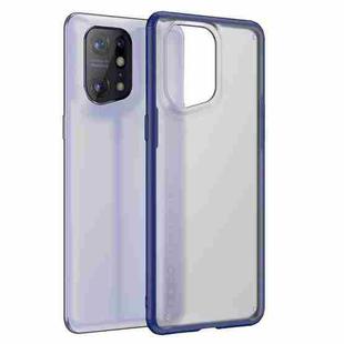 For OPPO Find X5 Armor PC + TPU Shockproof Phone Case(Blue)