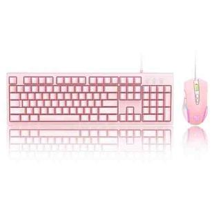 ONIKUMA G25+CW905 Wired Keyboard Mouse Set(Pink)