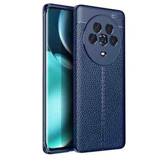 For Honor Magic4 Litchi Texture Shockproof TPU Phone Case(Blue)