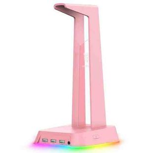 ONIKUMA ST-2 RGB Lighting Headset Holder Stand(Pink)