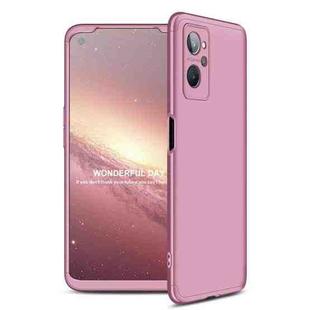For OPPO Realme 9i GKK Three Stage Splicing PC Phone Case(Rose Gold)