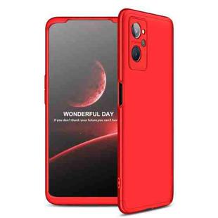 For OPPO Realme 9i GKK Three Stage Splicing PC Phone Case(Red)