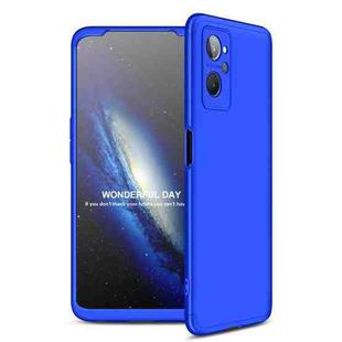 For OPPO Realme 9i GKK Three Stage Splicing PC Phone Case(Blue)