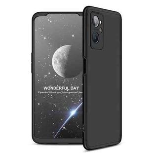 For OPPO Realme 9i GKK Three Stage Splicing PC Phone Case(Black)