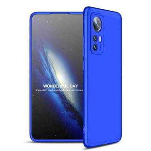 For Xiaomi 12 GKK Three Stage Splicing PC Phone Case(Blue)