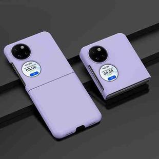 For Huawei P50 Pocket Oil-sprayed PC Phone Case(Purple)