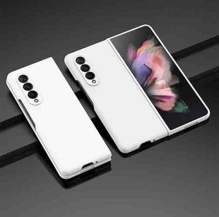 For Samsung Galaxy Z Fold3 5G Oil-sprayed PC Phone Case(White)
