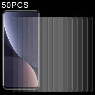 50 PCS 0.26mm 9H 2.5D Tempered Glass Film For Xiaomi Redmi K50/K50 Pro/K50 Gaming/Redmi K60/K60 Ultra