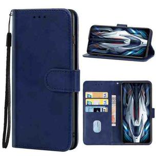 Leather Phone Case For Xiaomi Redmi K50(Blue)