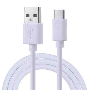 USB to USB-C / Type-C Copper Core Charging Cable, Cable Length:1m(White)