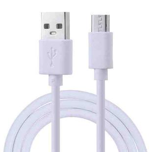 USB to Micro USB Copper Core Charging Cable, Cable Length:1m(White)