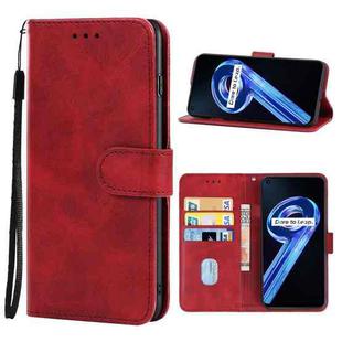 For OPPO Realme 9 5G/Realme 9 Pro Leather Phone Case(Red)