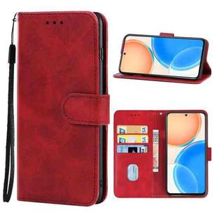 For Honor X8 4G/Tiffany-L026/Tiffany-L036 Leather Phone Case(Red)