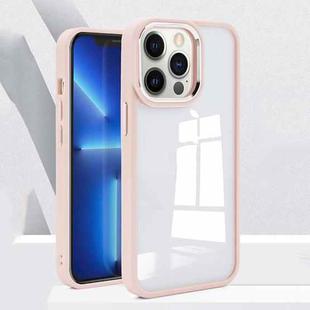 Charming Pupil II Transparent PC + TPU Phone Case For iPhone 12 Pro Max(Sand Pink)