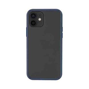 Skin Feel PC + TPU Phone Case For iPhone 12 Pro Max(Navy Blue)