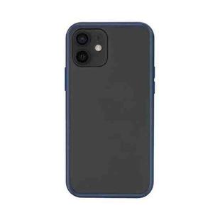 Skin Feel PC + TPU Phone Case For iPhone 12 Pro(Navy Blue)