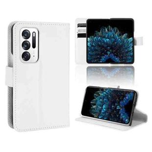 For OPPO Find N Diamond Texture Leather Phone Case(White)