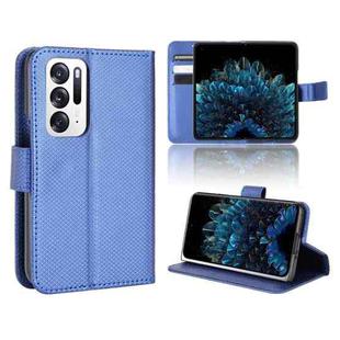 For OPPO Find N Diamond Texture Leather Phone Case(Blue)