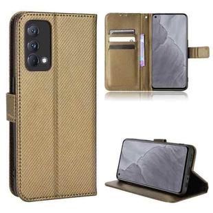 For OPPO Realme GT Master / Realme Q3 Pro Diamond Texture Leather Phone Case(Brown)