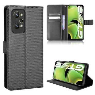 For OPPO Realme GT Neo2 / Realme GT2 Diamond Texture Leather Phone Case(Black)