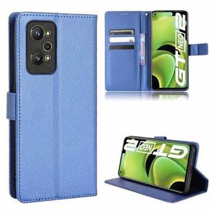 For OPPO Realme GT Neo2 / Realme GT2 Diamond Texture Leather Phone Case(Blue)