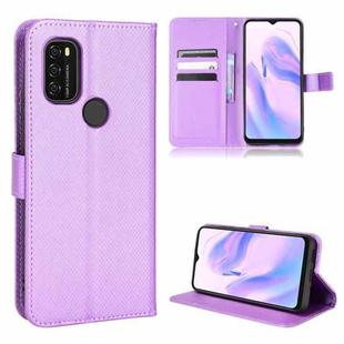 For Blackview A70 2021 Diamond Texture Leather Phone Case(Purple)