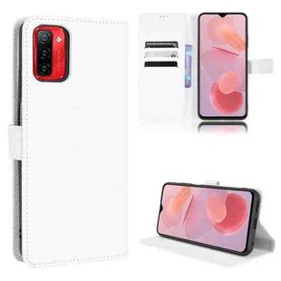 For Ulefone Note 12P Diamond Texture Leather Phone Case(White)