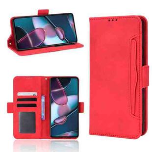 For Motorola Moto Edge 30 Pro/Edge+ 2022/Edge X30 Skin Feel Calf Pattern Leather Phone Case(Red)