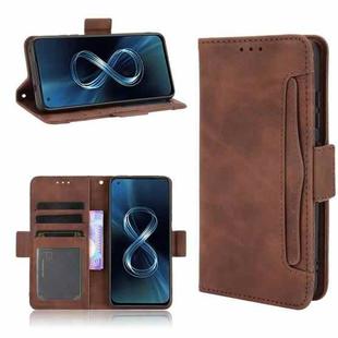 For Asus Zenfone 8 / 8Z Skin Feel Calf Pattern Leather Phone Case(Brown)