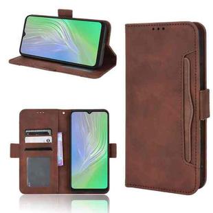 For Blackview A55 Skin Feel Calf Pattern Leather Phone Case(Brown)