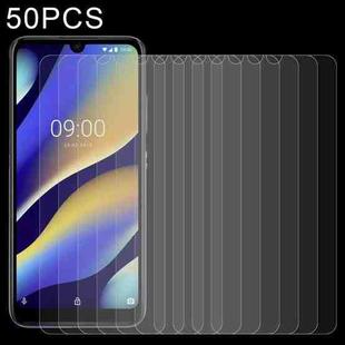 50 PCS 0.26mm 9H 2.5D Tempered Glass Film For Wiko Life 3